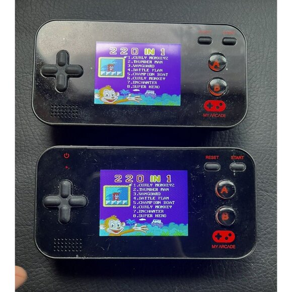 DreamGear My Arcade Gamer V Portable Hand Held System 220 Games in 1 ~ Set of 2 - Picture 2 of 6
